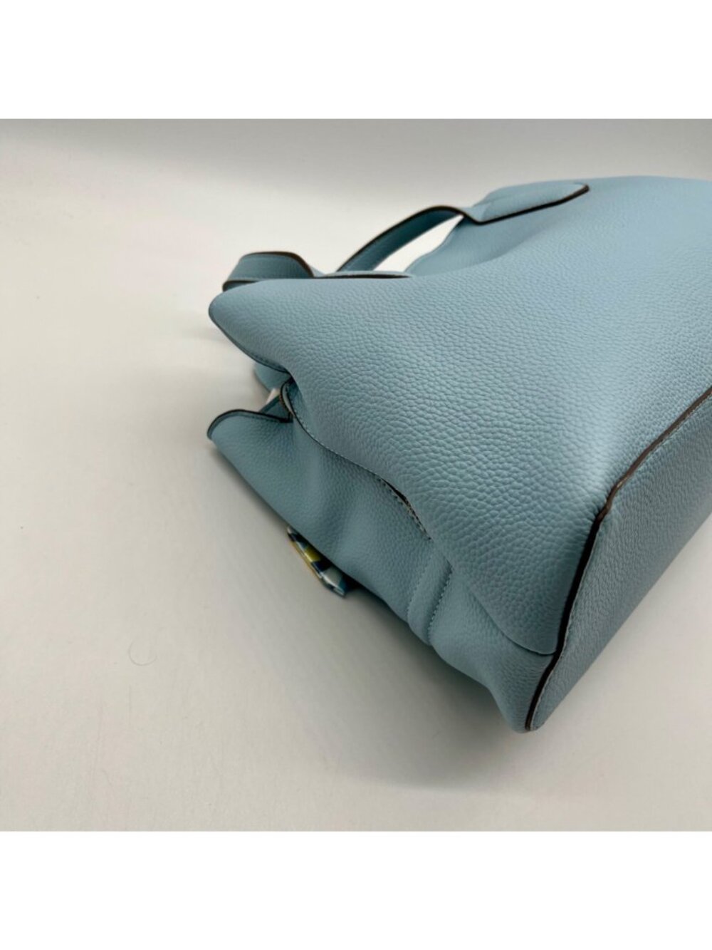 Nanette Lepore Ice Blue Kassandra Triple Section Shoulder Bag - Picture 8 of 10